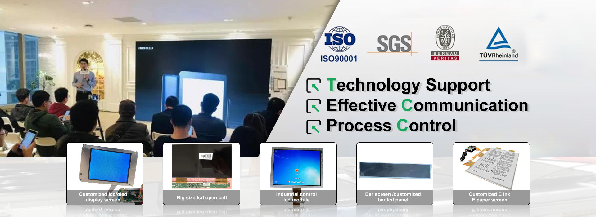 kwaliteit E Ink LCD-scherm Fabriek