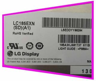 LG 18,5 Duimlcd het Comité LC185EXN-SCA1 30 Speld 16.7M van TV Kleuren300cd/m2 Helderheid