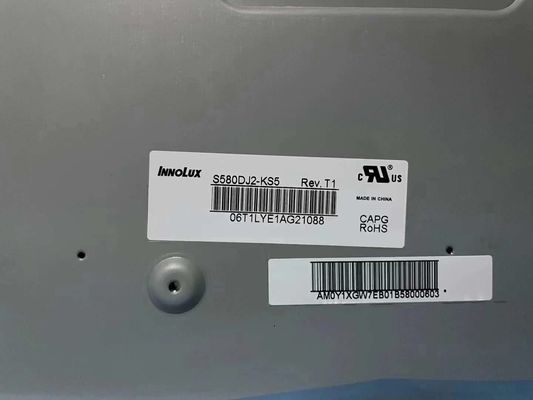 Innolux 58 inch groot LCD-scherm met 3840*2160 pixels Resolutie en 500 cd/m2 Helderheid