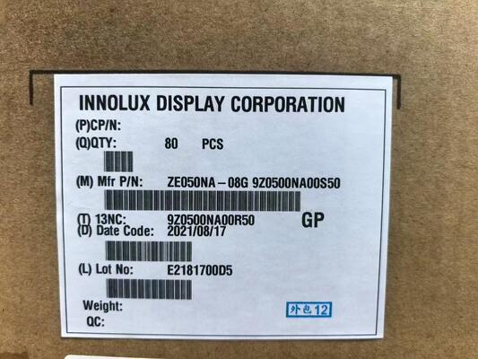 Goede prijs. Innolux 5-inch LCD Monitor ZE050NA-08G met 640*480 Pixels 159PPI en 50PIN Connector voor Video Deurtelefoon online