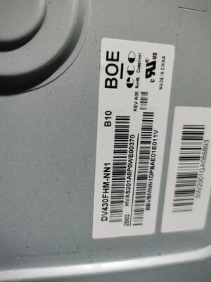 Goede prijs. BOE 43Inch Stretched LCD Display DV430FHM-NN1 met 400cd/m2 Helderheid 1920*1080Pixels Resolutie en 51pin Connector online
