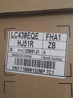 Goede prijs. De Vertoningscomité van TV van LC430EQE FHA1 Geleid, de 3840 * 2160 Pixel Geleide Schermen van Vertoningstv online